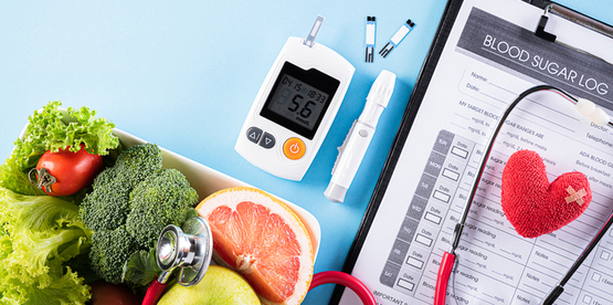 Educational diagram of diabetes